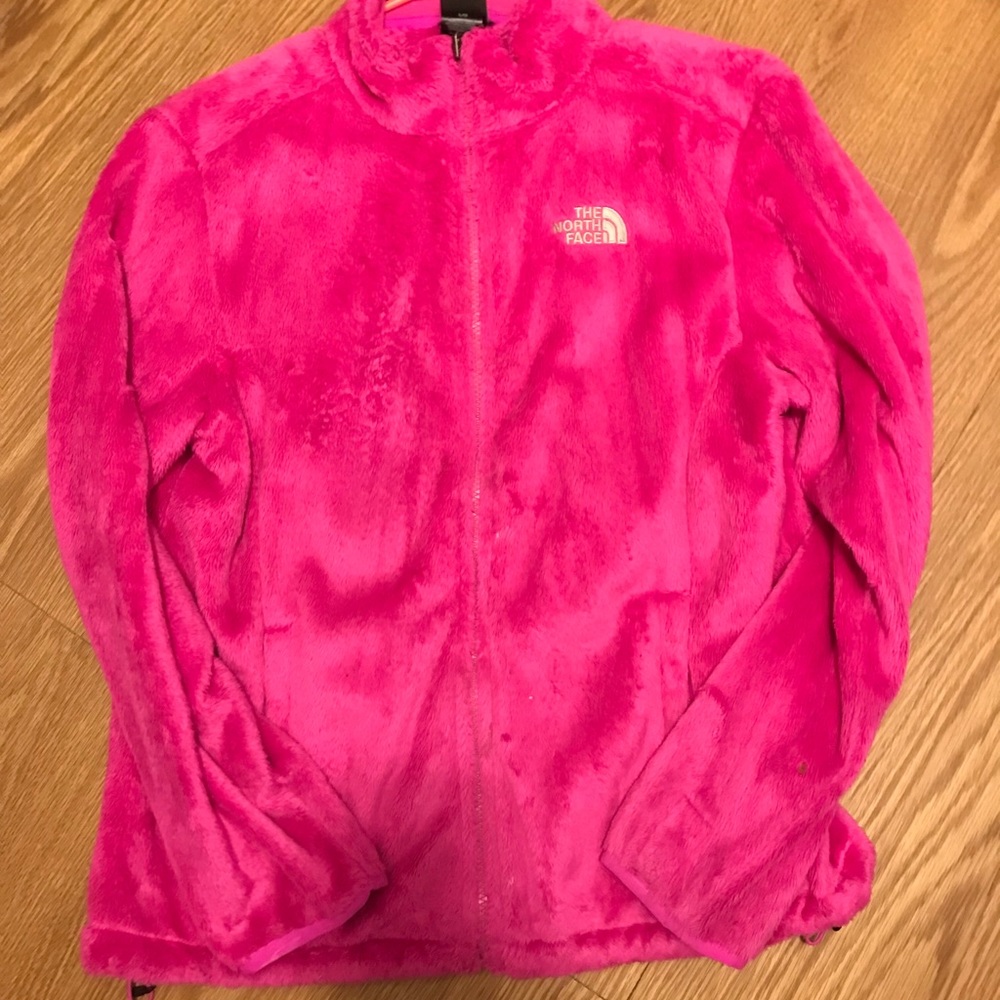 North face fuzzy jacket